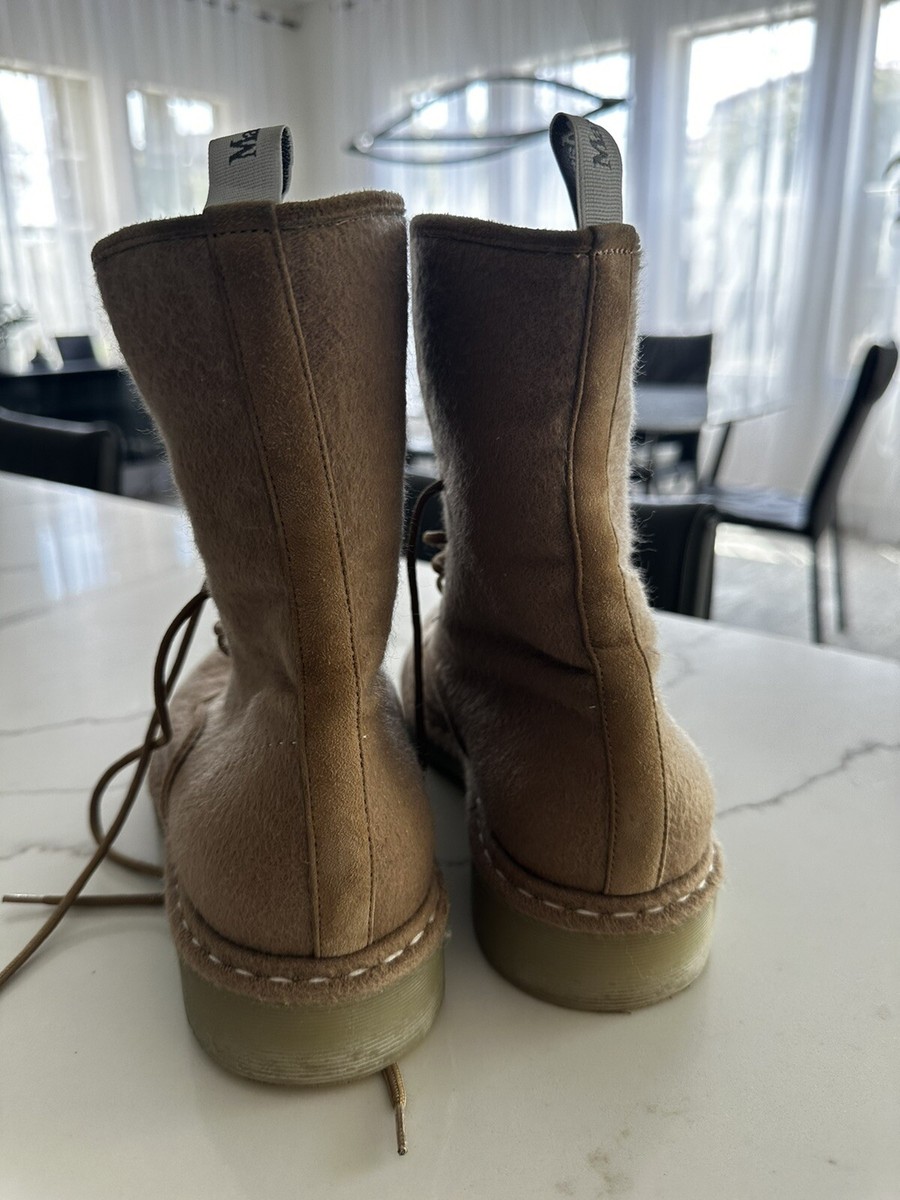 ミドルブーツ MAXMARA  Max Mara Boots Women Fabric Beige/Canvas Combat boots female | Max Mara