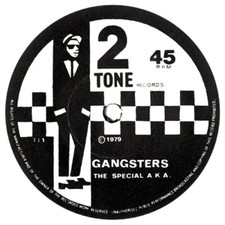 Circular Vinyl Sticker ska specials 2tone laptop retro gangsters Rudy skinhead 