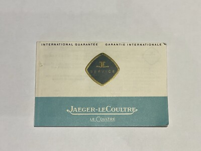 Jaeger le coultre Warranty Garanzia Polaris/ Deep Sea 1970 Blank