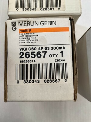 1 Stück x Merlin Gerin Schneider Multi 9 Vigi C60 26567 4P 63 300mA