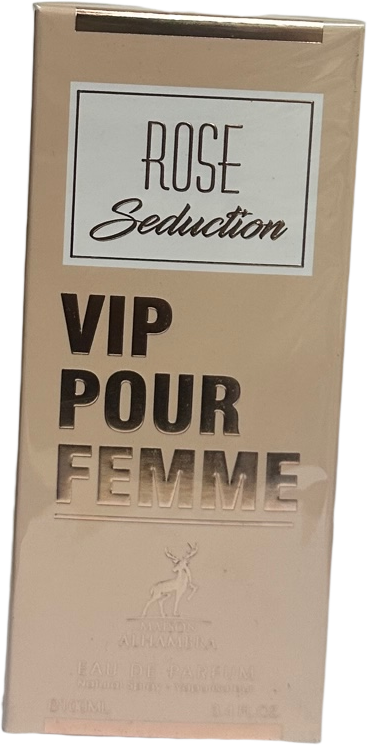 ROSE SEDUCTION VIP POUR FEMME EDP by Maison Alhambra 100ML/3.4 OZ