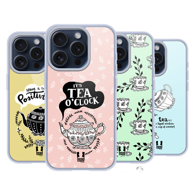 HEAD CASE DESIGNS TEA TIME SOFT GEL HANDYHÜLLE FÜR APPLE iPHONE HANDYS