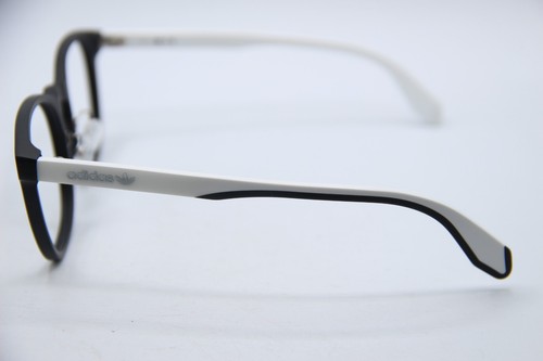 NEW ADIDAS OR5014-H 002 MATTE BLACK WHITE AUTHENTIC DESIGNER EYEGLASSES 56-21 - Picture 3 of 4