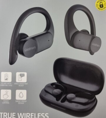 Goodmans Wireless Headphones Bluetooth Earphones B&m Goodmans