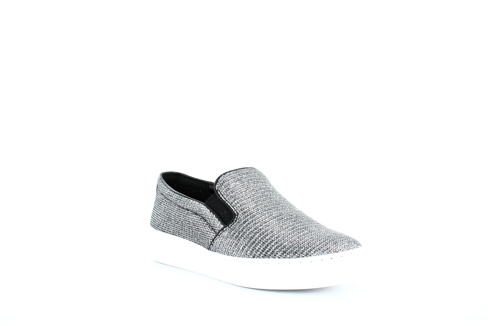 michael kors keaton slip on silver