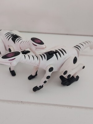 Wow Wee Robosapien Biting Robo Dino Reptile McDonald's Figure 7 Inch Lot Of 2