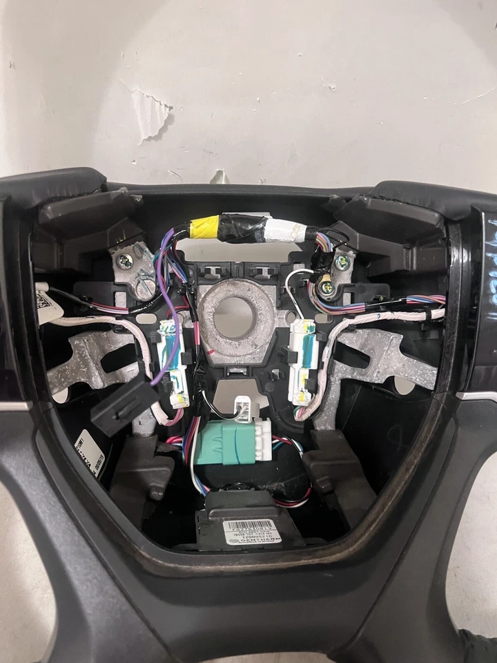 2018-22 HONDA PILOT OEM STEERING WHEEL ASSEMBLY  BLACK LEATHER - Изображение 4 из 4