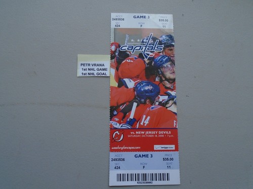 Petr Vrana 1st NHL Game + 1st NHL Goal - Picture 3 of 3