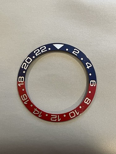 Ceramic Bezel Insert Fits 40mm 116710 Rolex GMT Master II PEPSI Blue Red - Picture 2 of 7