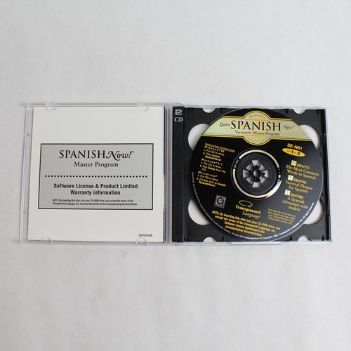 Learn Spanish Now! PC CD-Rom Version 7 Windows Mac 2 Disc Set Educational - Picture 3 of 5