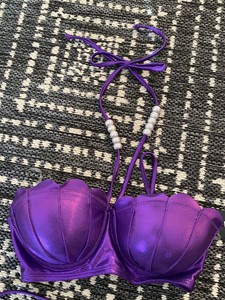 purple shell bikini top