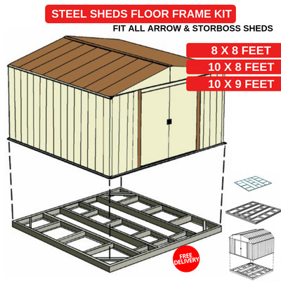 Steel Sheds Floor Frame Kit Fit All Arrow Storboss Sheds Size