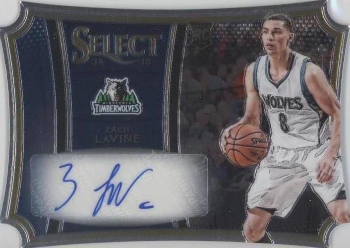 2014-15 Panini Select - Die-Cut Autographs Zach LaVine #64 /99 (AU