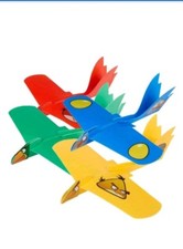 Angry Birds Super Looper Boomerang Plane Indoor/Outdoor NEW set of 4