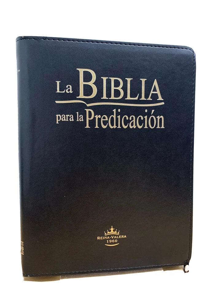 Biblia Pastoral con Cierre para la Predicacion Reina Valera negro con bosquejos - Image 2 of 4