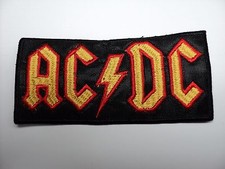 AC/DC LOGO    EMBROIDERED PATCH