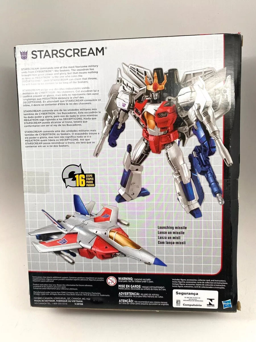 Hasbro Transformers Generations Combiner Wars Starscream NEW