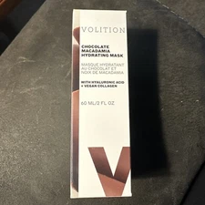 Volition Chocolate Macadamia Hydrating Mask 2 oz New In Box.