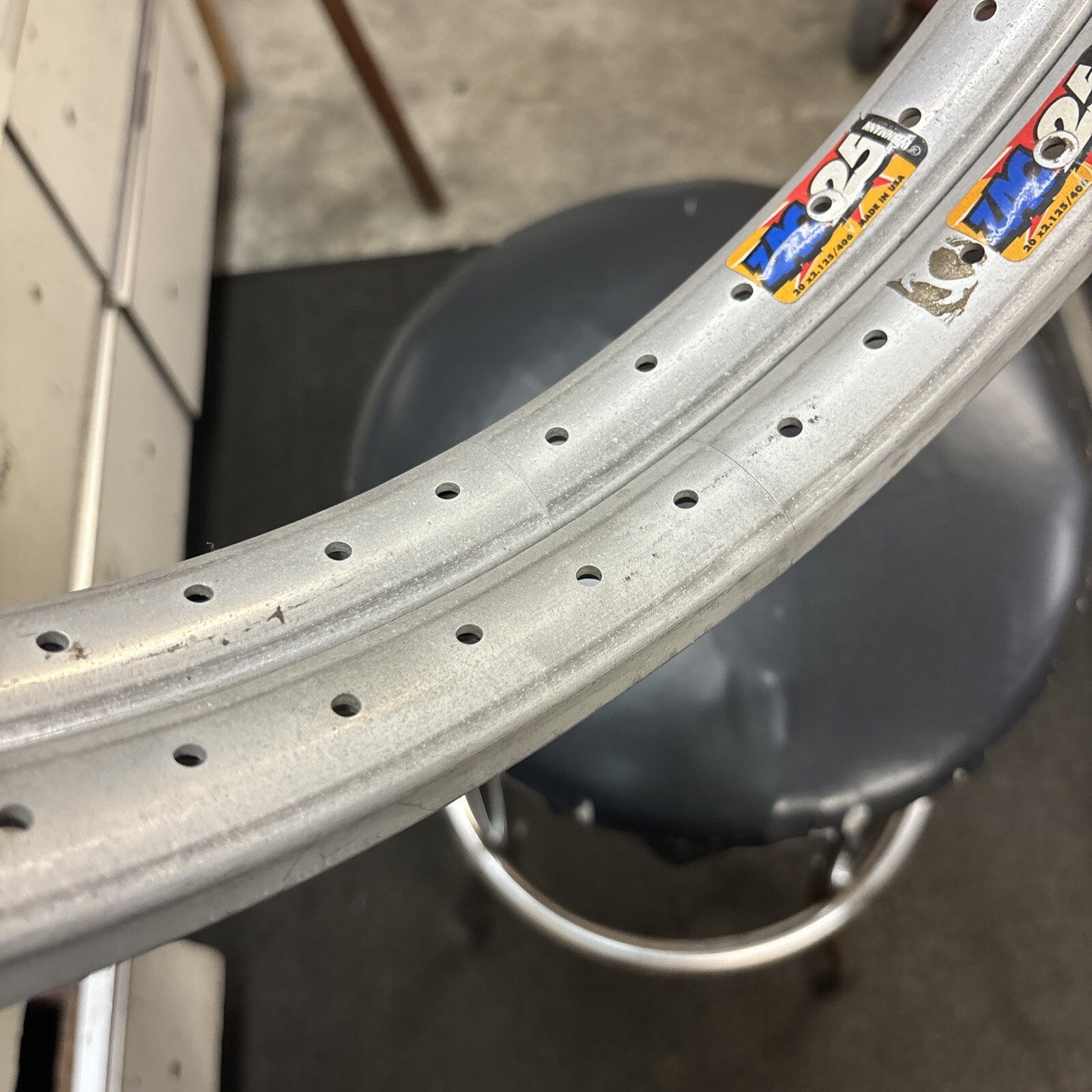 New BMX Rims Weinmann ZAC 25 - 48 Hole Pair