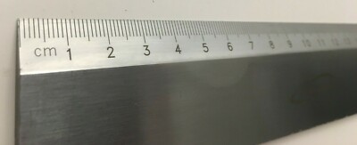 iGaging 300mm Beveled Straight Edge Hardened Steel 36-012-KS-M