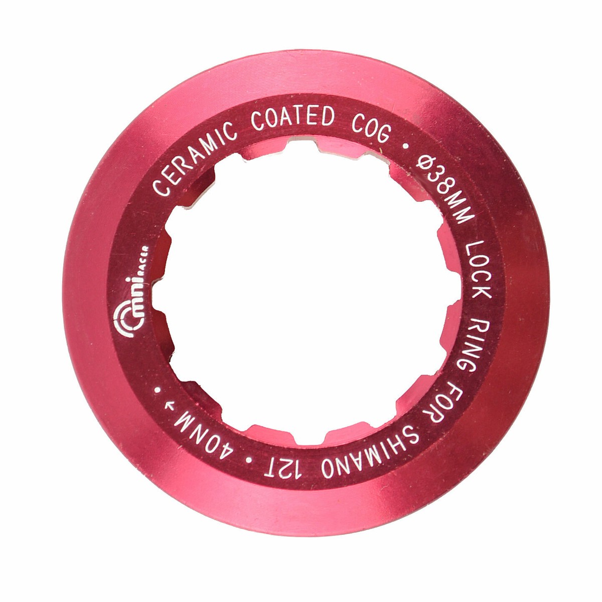 Anello Di Bloccaggio Cassetta OMNI Racer Ultra Leggero 12/13T Per Shimano/Sram – Rosso – Nuovo
