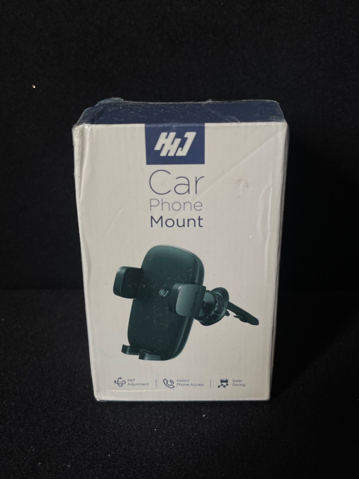 Car Phone Mount Air Vent Clip, Black, Brand New Sealed-image