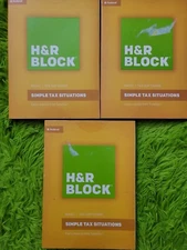 H&R Block 2016 Basic Tax Software Federal (Windows and Mac) Lot Of 3 Sealed.