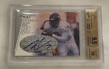 Michael Vick 2001 Sage Rookie Autograph #A46 Silver /200 BGS 9.5 Auto 10