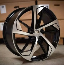 Audi A4 A5 A6 A7 A8 Q5 x4 19” RS5 Vag12 Style Alloy Wheels Black MF 8.5J Et30