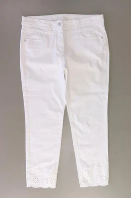 ✨ Pantalon Lisa Tossa cinq poches pour femme taille 40, M blanc en coton ✨ - Photo 1/4