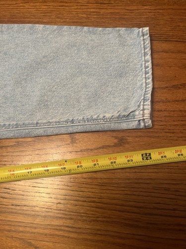 American Eagle Mom Jeans Größe 16 kurze strigide helle Waschung Jeans - Bild 5 von 11