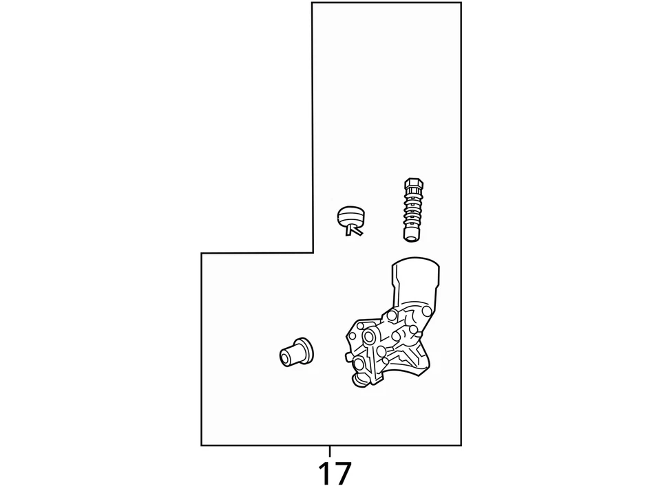 Chevrolet Sonic 2015 carcasa de filtro de aceite BCNK7 Foto 4 de 4