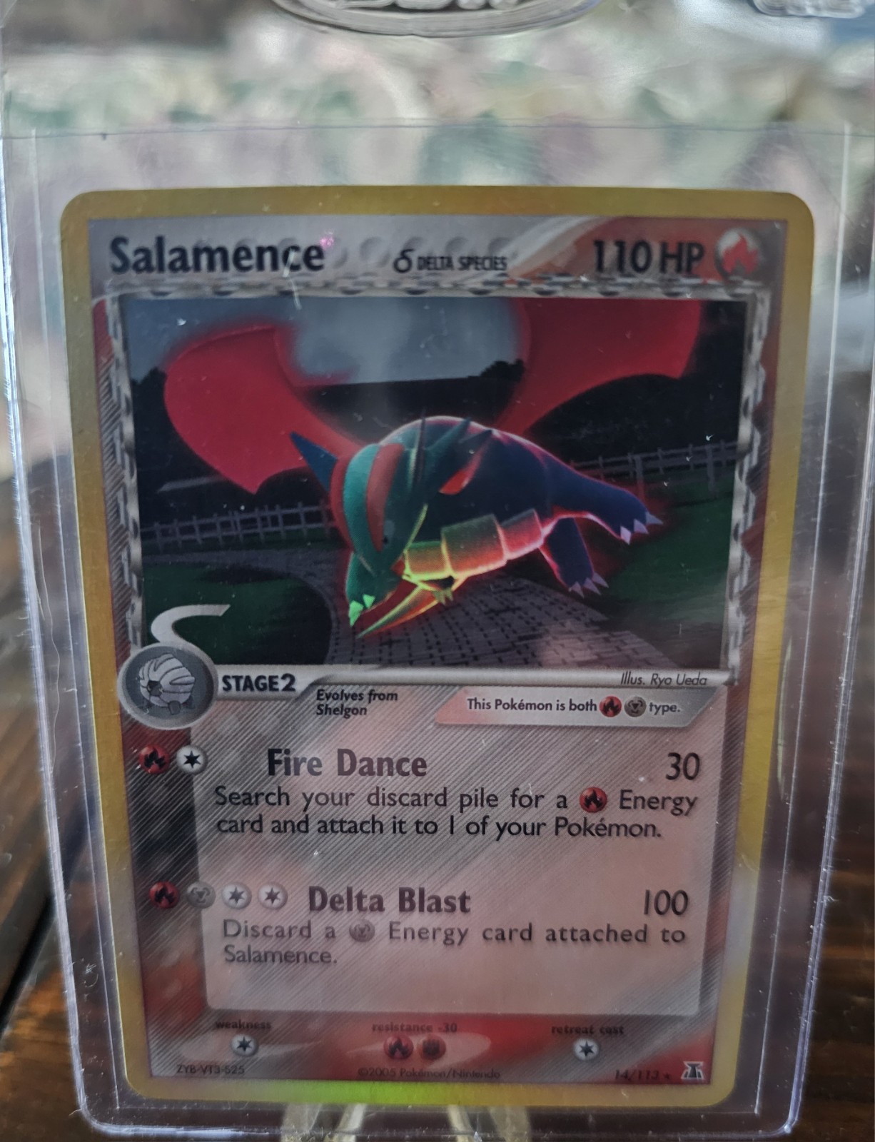 Salamence (Delta Species) 14/113 Delta Species Reverse Holo NM