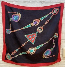 foulard en soie vintage must de cartier paris 