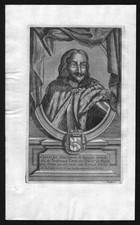 1750 - Karl von Österreich Markgraf von Burgau Überlingen Kupferstich Portrait