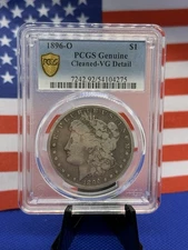 1896-O PCGS MORGAN VG CLEANED DETAILS
