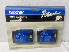 New Brother TC20 Black on White Tape 1/2" P-touch, Ptouch TC-20