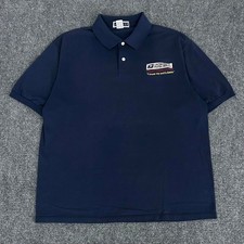 Vintage 90s USPS Lancaster Postal Service Polo Short Size L made in USA