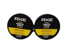 2X brand new AXE Flexible Paste Messy Hair Look 2.64 Oz each - Medium Hold -