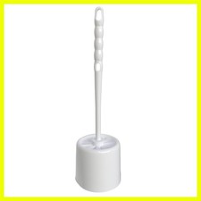 SPARTA 16-Inch Bowl Brush with Caddy, Toilet Bowl Cleaning Brush with Polypro...