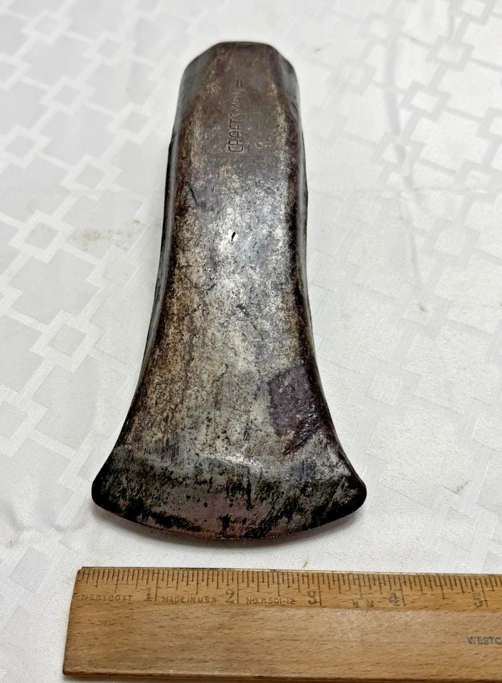 Cabezal de boca divisor vintage Craftsman 6 lb 8" de largo 3-3/4" borde cortado hacha EE. UU. Foto 4 de 4