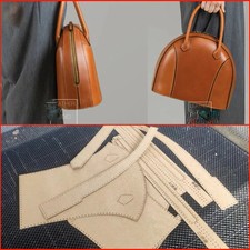 diy Leather kraft women handbag die cutting kraft paper sewing pattern hollowed