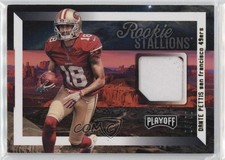 2018 Panini Playoff Rookie Stallions Prime 4/50 Dante Pettis #18 1n0