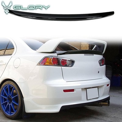 Fits 08-17 Mitsubishi Lancer EVO X 10 Trunk Spoiler RS Style Wing Gloss Black