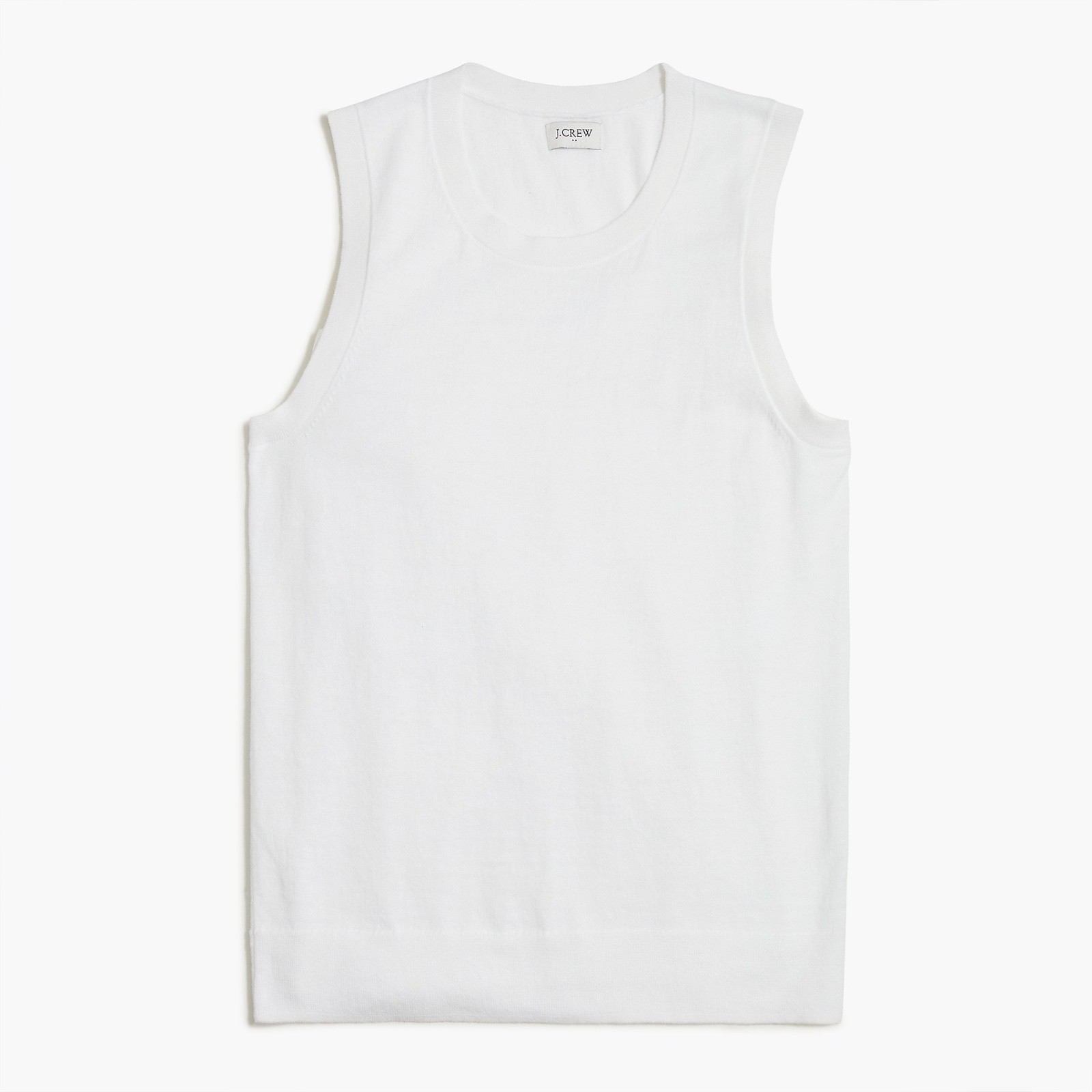 JCREW Size M Sweater Shell in White $59 B0375
