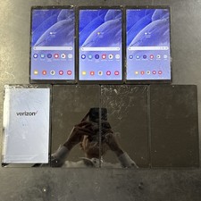 Lot Of 7 Unlocked - Samsung Galaxy Tab A7 Lite 8.7" 32GB SM-T227U Bundle - H81