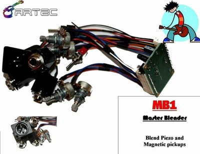 ARTEC MB1 Master Blender Mix/Blend Piezo and Magnetic ACTIVE CIRCUIT