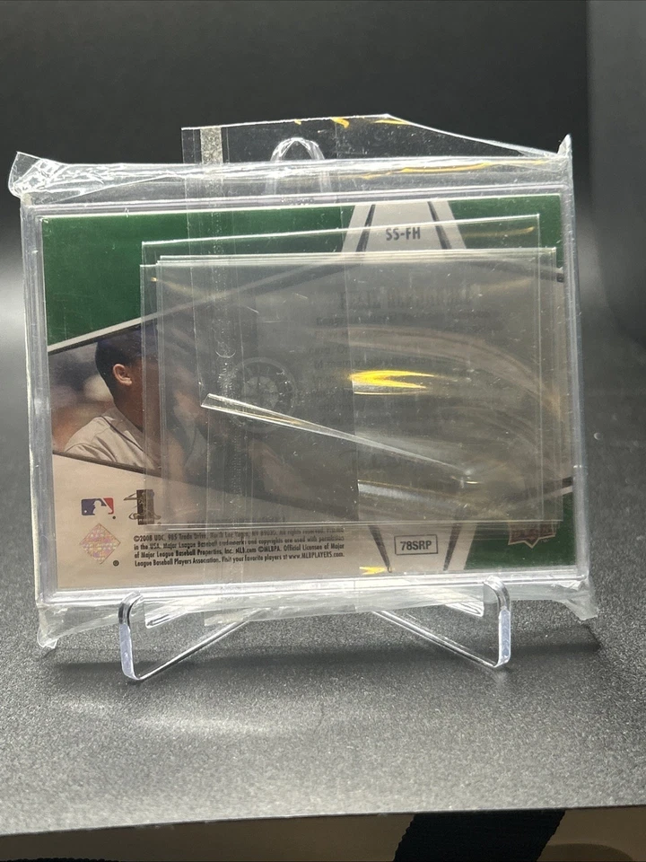 2008 Upper Deck Spectrum #SS-FH Felix Hernandez Spectrum Swatches Green SP #/15 - Image 2 of 2