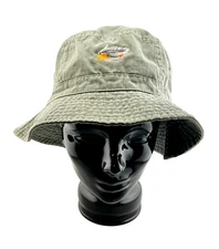 Fahrenheit Fly Fishing Bucket Hat Adult L/XL Green Cotton Outdoor Lure Grandpa