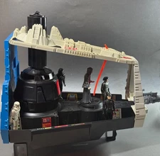 VINTAGE Star Wars COMPLETE DARTH VADER'S STAR DESTROYER PLAYSET + FIGURES KENNER